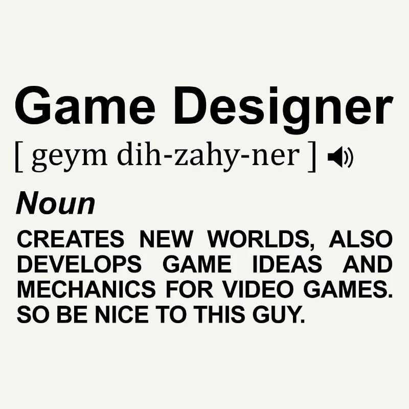 Game Designer Dictionary