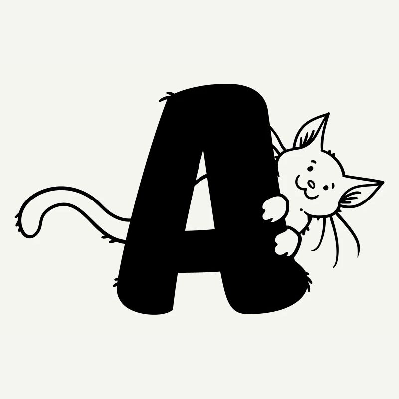 Lettre A du chat