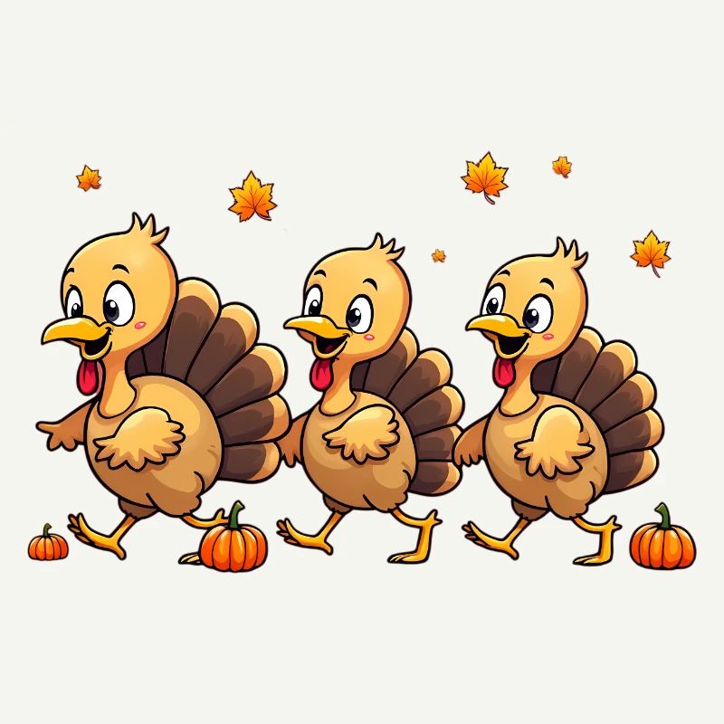 Bébé dinde de Thanksgiving