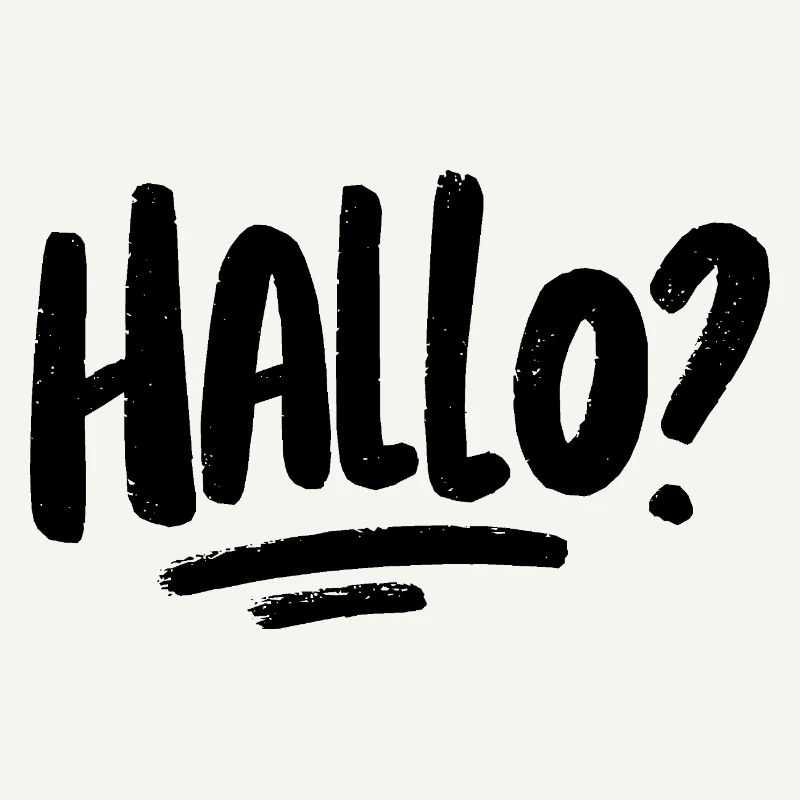 Hello? -black