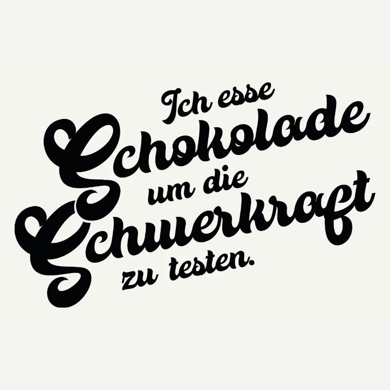 Test de gravité au chocolat