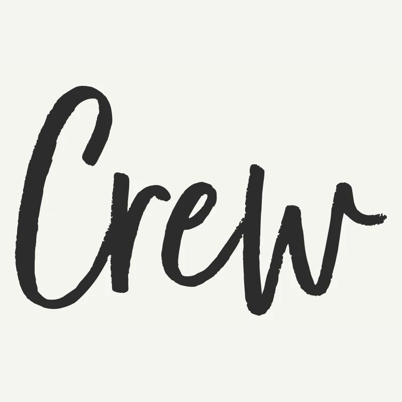 Crew Hand Lettering Design