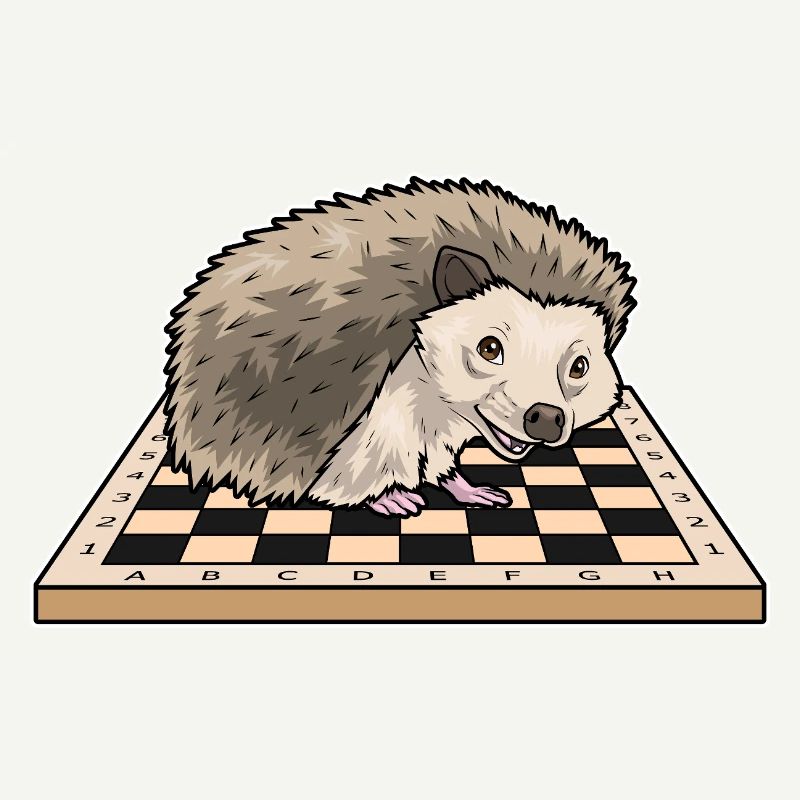 Igel Schachbrett Schach Brettspiel