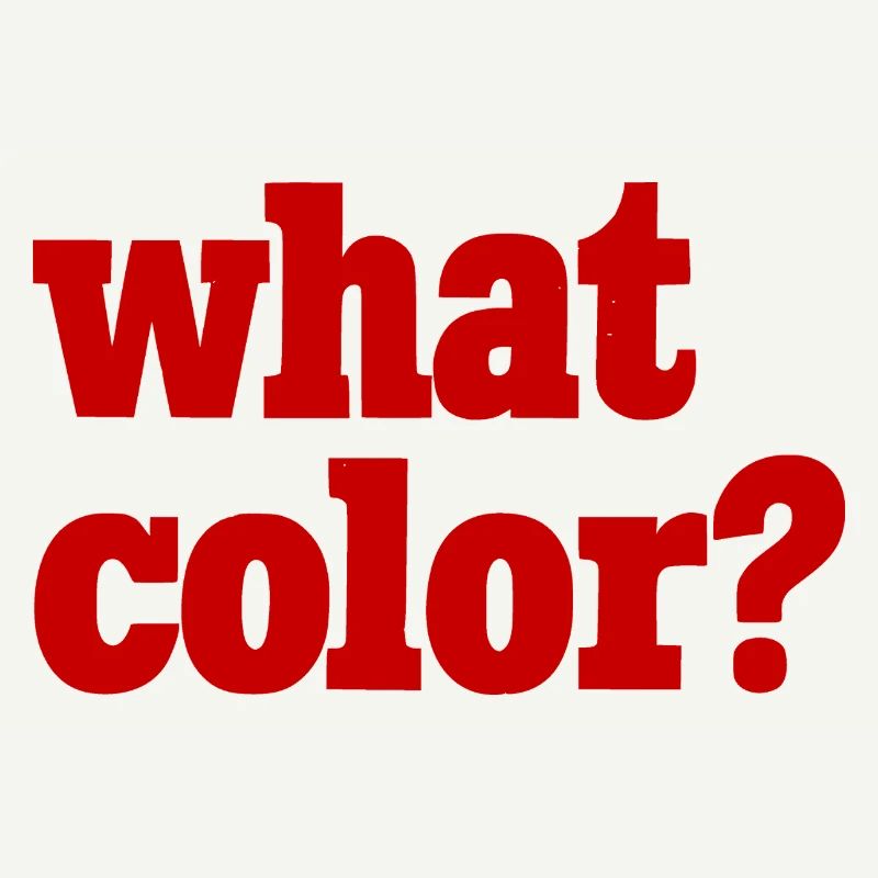 What Color - Red 2