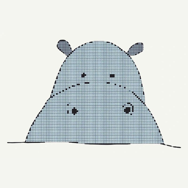 Pixel-friendly hippo