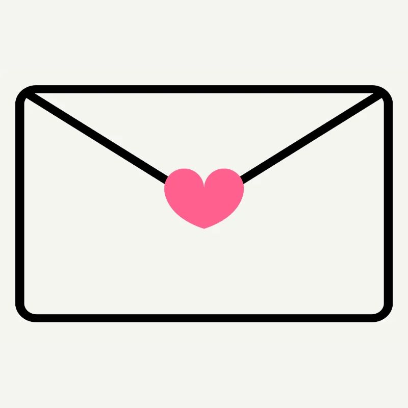 Envelope With Heart