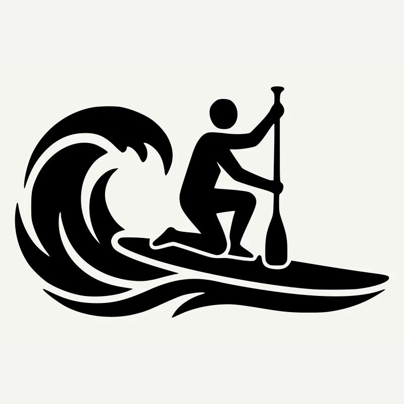 SUP Board Stand Up Paddling Wave Surfing