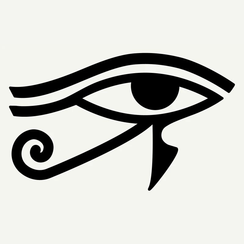 Œil de Horus Hiéroglyphe égyptien
