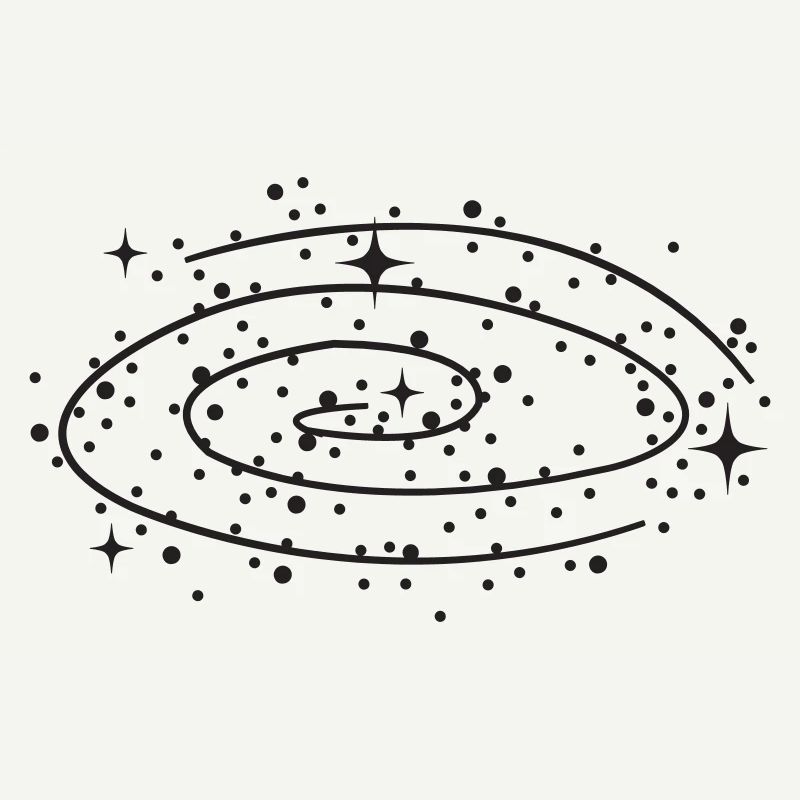 Galaxy Nebula Cosmos Star Cluster Space Doodle