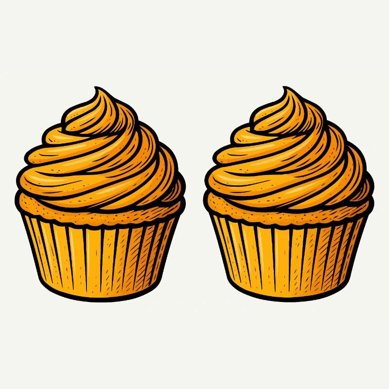 Cupcake Backen Comic
