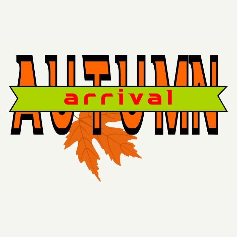 Autumn Leaf Arrival Graphic Design