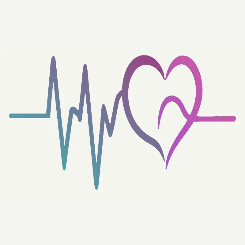 Cœur ECG à gradient
