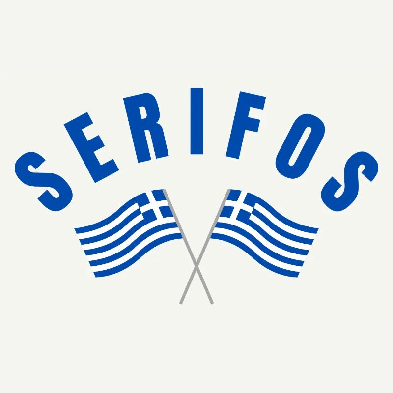 Drapeaux grecs de Serifos