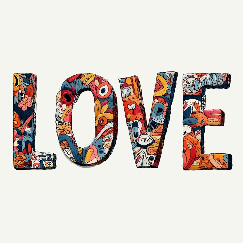 Creative Graffiti LOVE Design