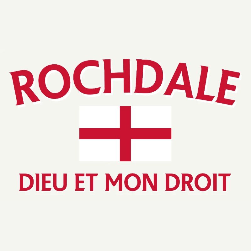 Devise du drapeau anglais de Rochdale