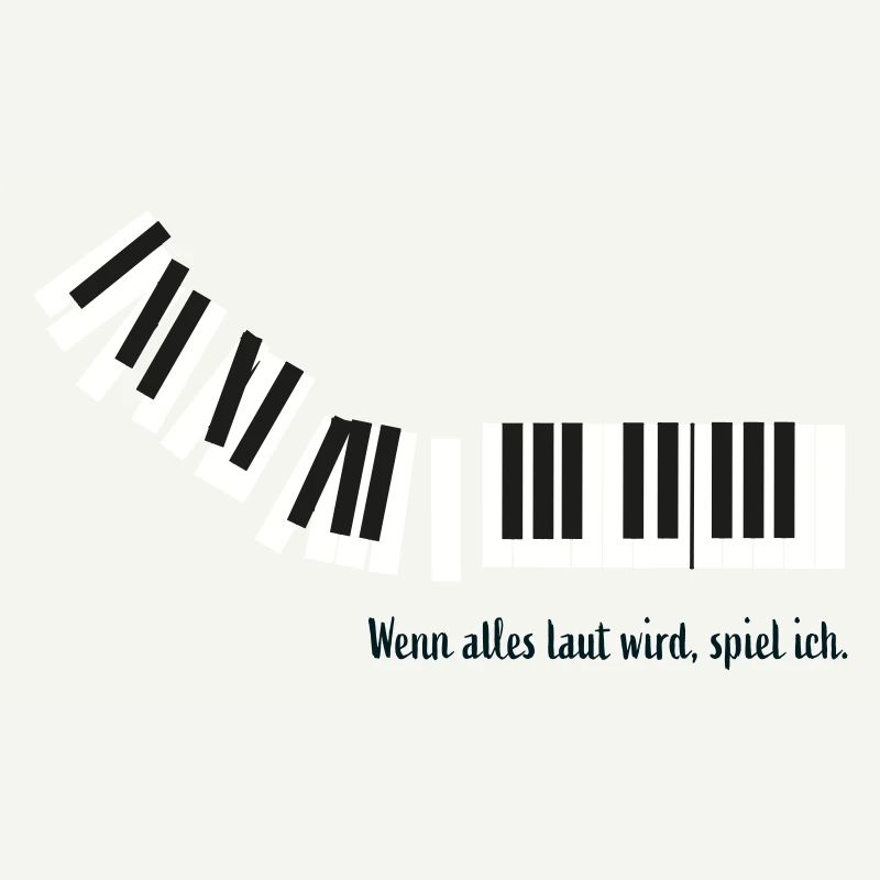 Wenn alles laut wird, spiel ich.