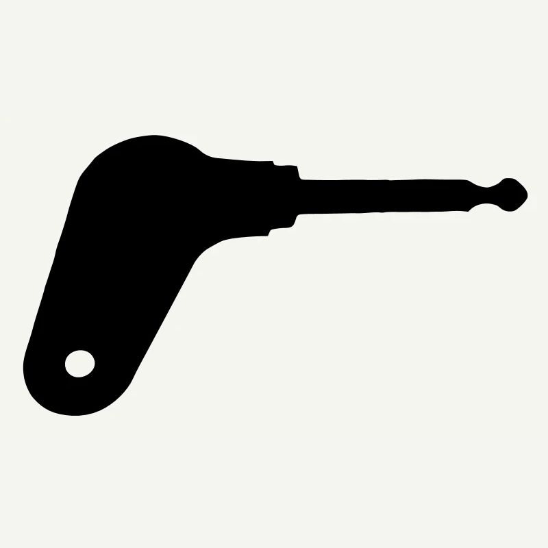 Oldtimer tractor ignition key