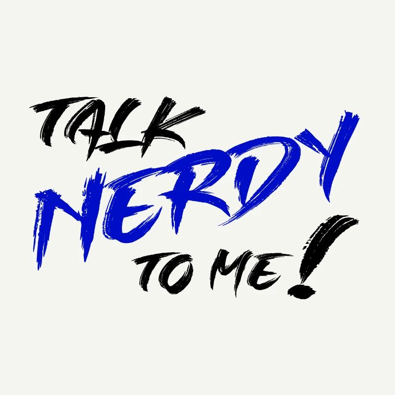 Nerd Graffiti Bleu