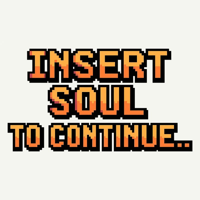 Conception de continuation de l’âme pixélisée