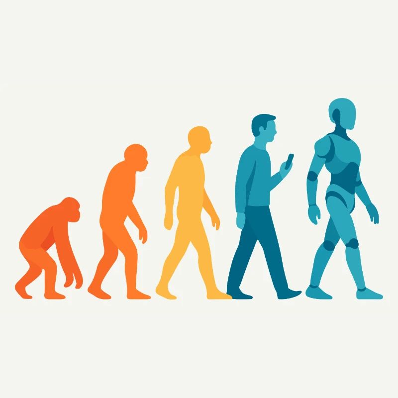 Evolution to Robot Outline