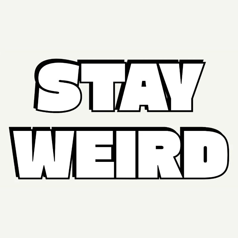 Restez Typographie Étrange et Audacieuse