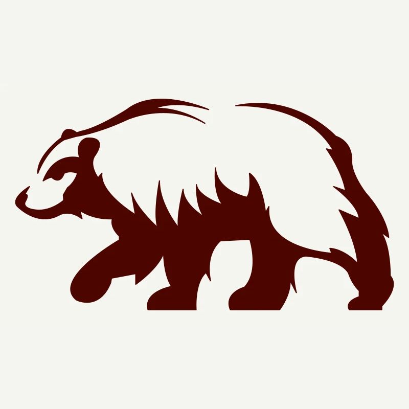 Forest Bear Silhouette