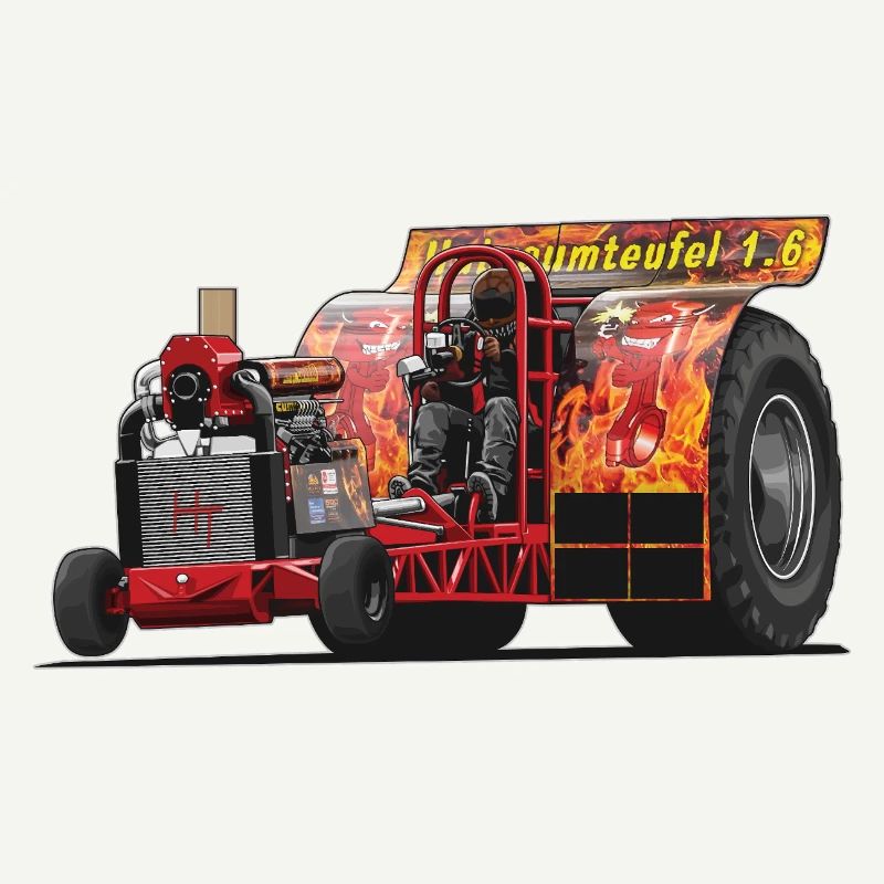 Tractor Pulling // Illustration