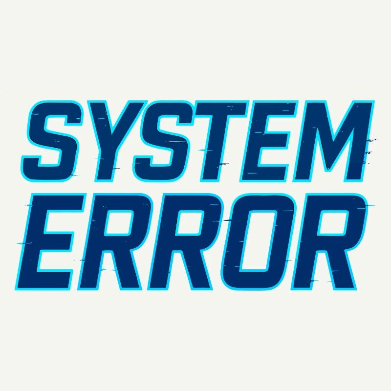Erreur système Glitch Design