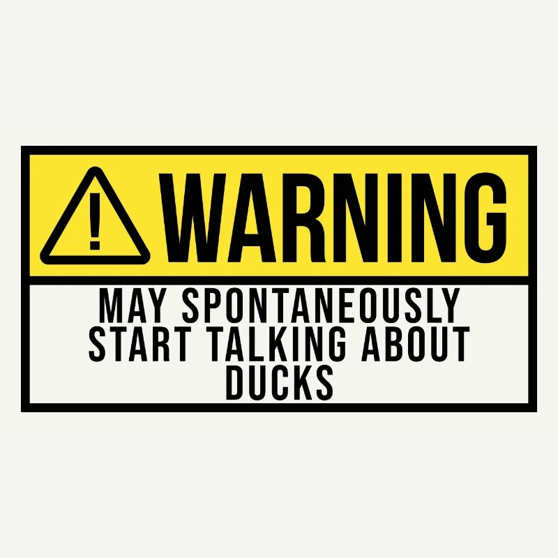 Duck May Spontaneously Start Talking About Ducks