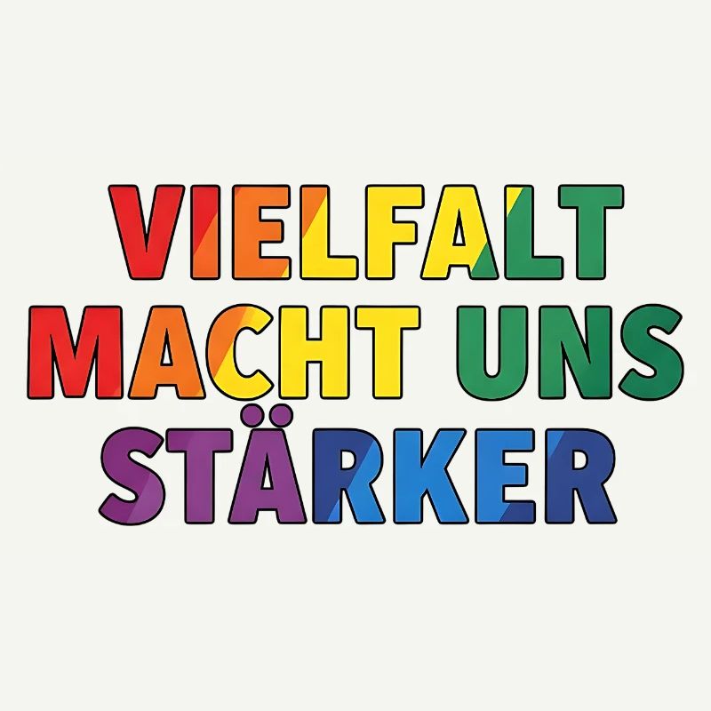 La diversité nous rend plus forts – Regenbogen Design