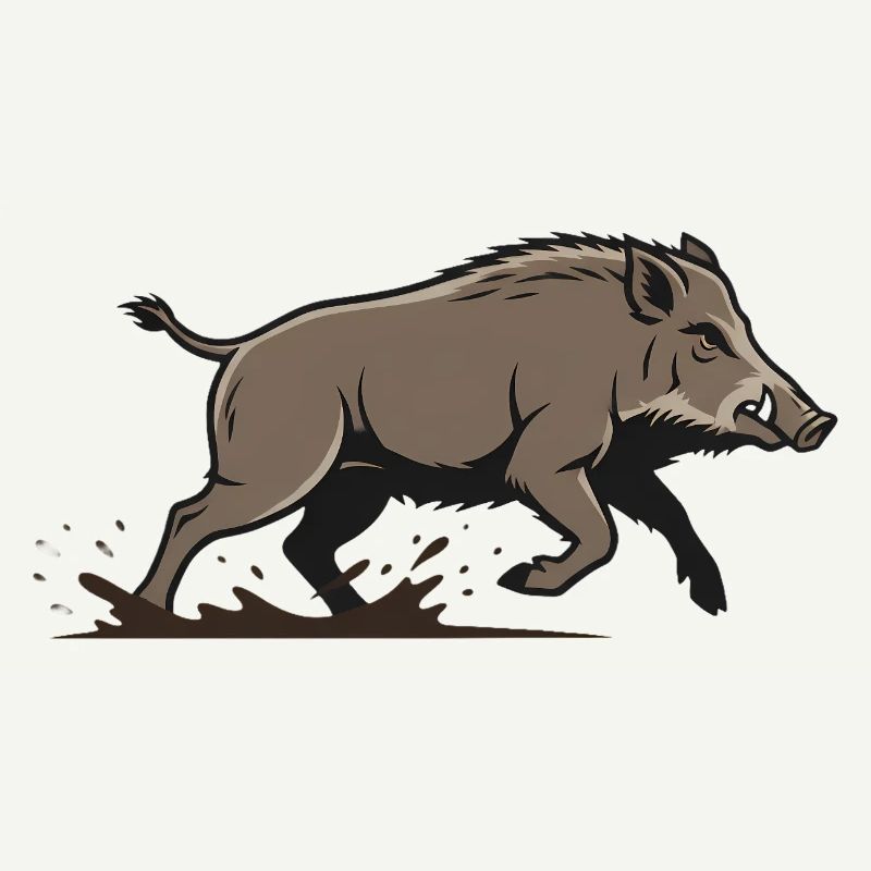Course de sanglier Chasse d’attaque