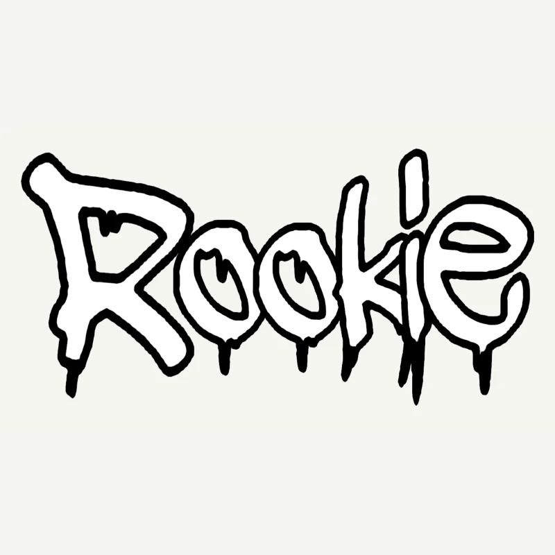 Graffiti-Stil Anfänger-Textdesign