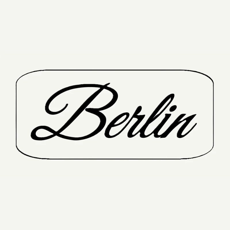 Conception de la silhouette de la ligne d’horizon de Berlin