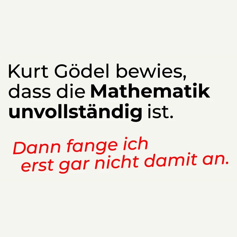 Mathematics incomplete