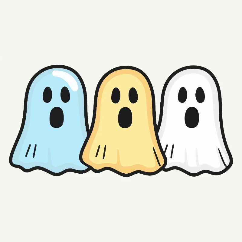 Ghosts Halloween Équipe drôle