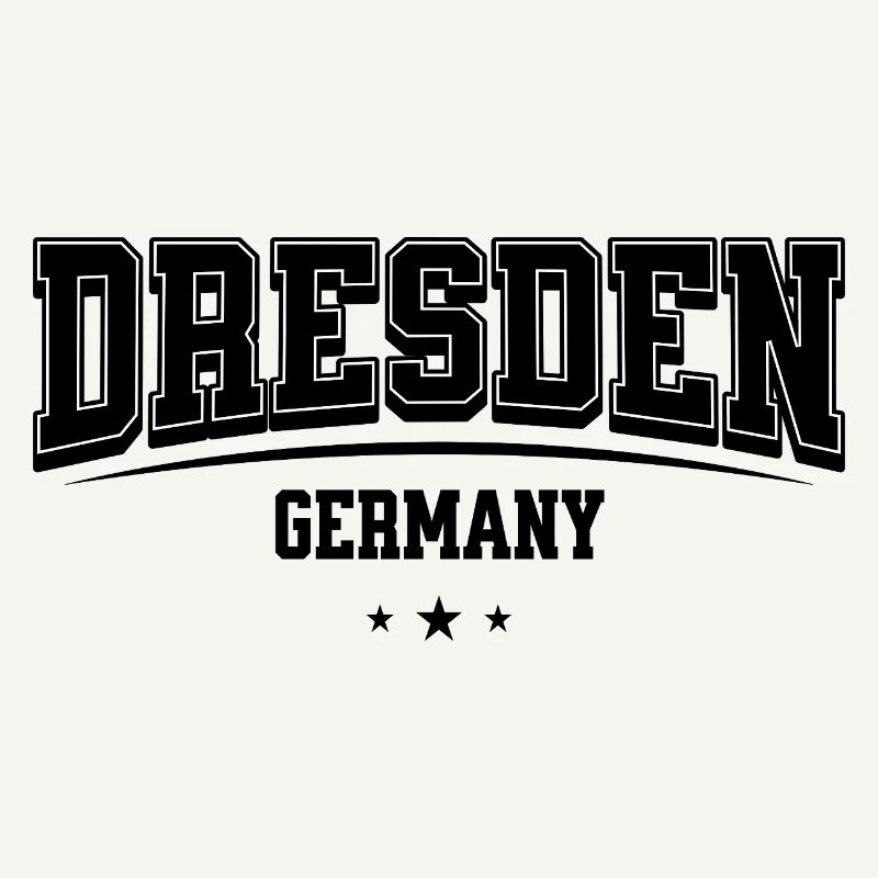 Dresden Germany Lettering