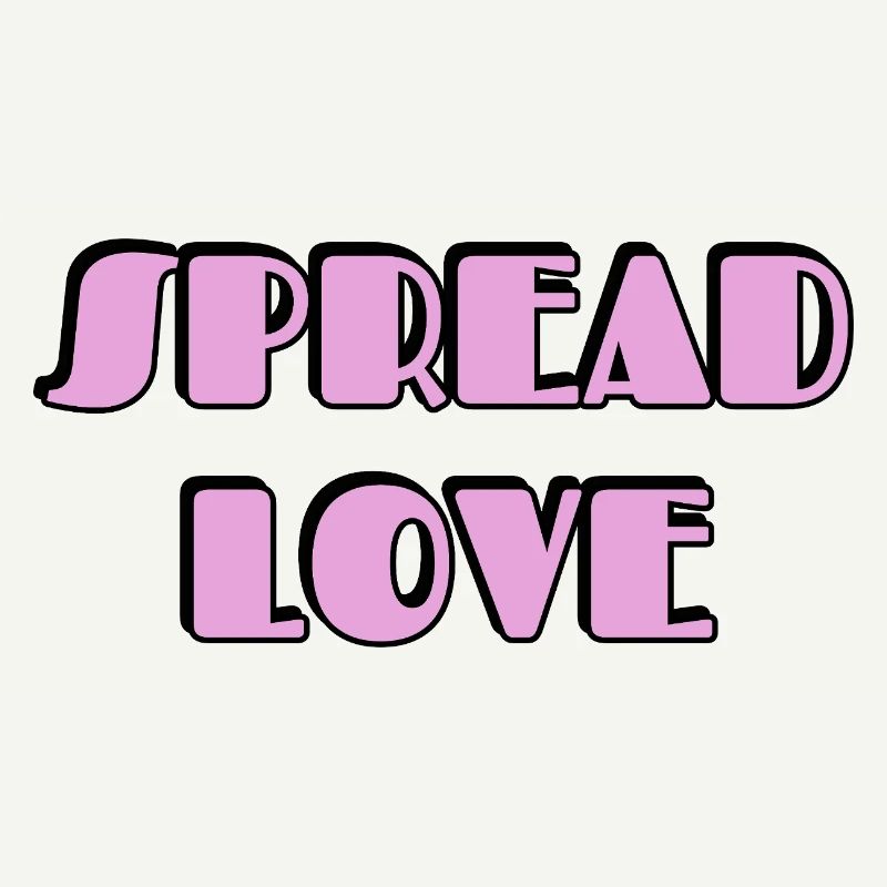 Typographie Spread Love