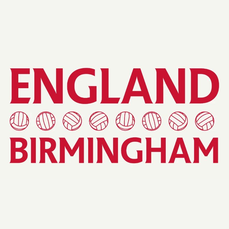 England Birmingham Cricket Emblem
