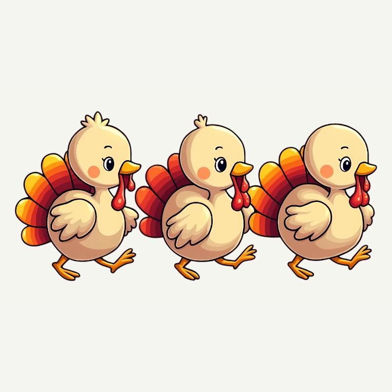 Bébé dinde de Thanksgiving