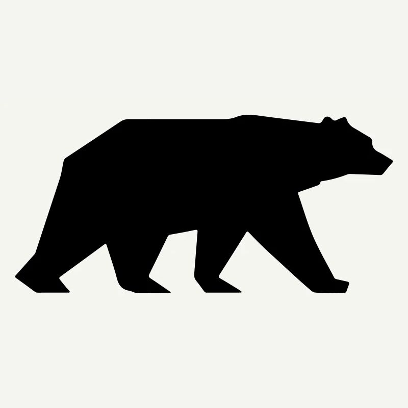 Bear silhouette icon