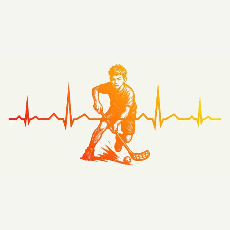 Modern Floorball Artwork
