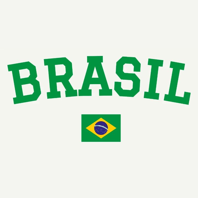 Drapeau du Brésil Conception Vert