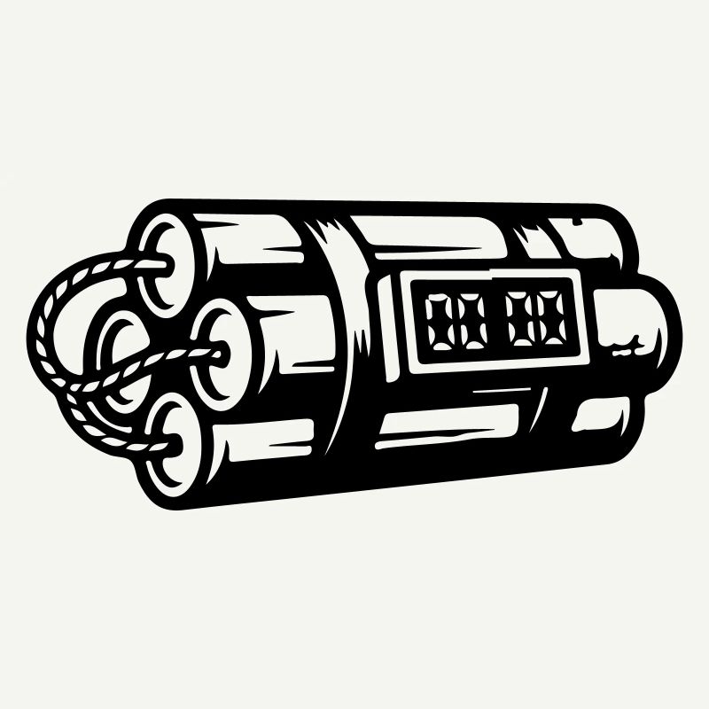 Bombe à retardement Dynamite explosive