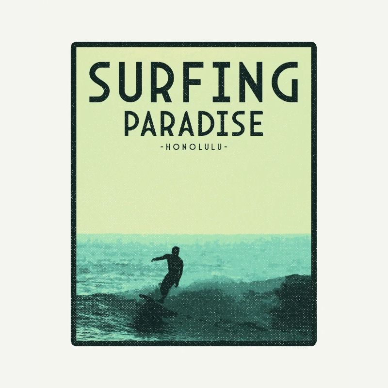 Paradis du surf à Honolulu
