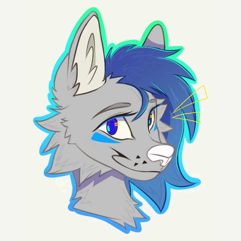 Wind Chime, the She-Wolf (by Derpy Fox)