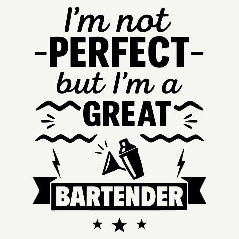 Not perfect but a great bartender