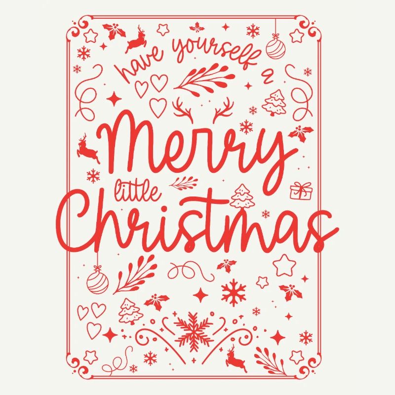 Joyeux Noël Script Rouge