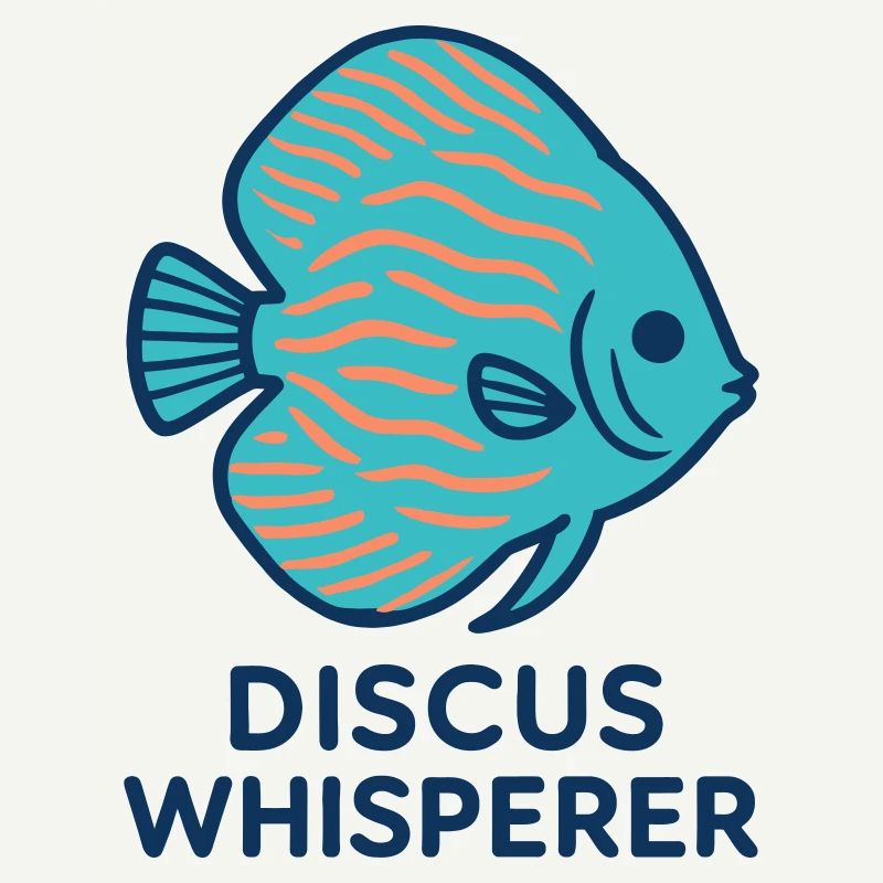 Passionate about Blue and Orange Discus Fish