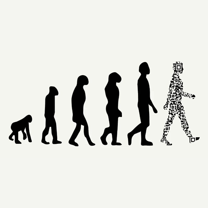 Evolution QR code - Humour pass sanitaire