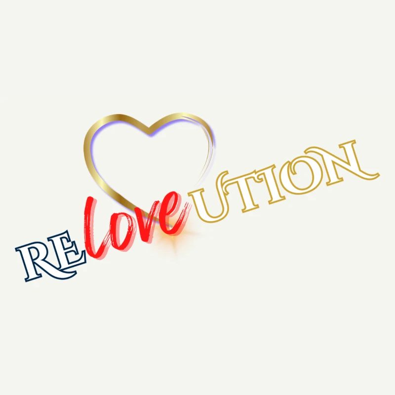 Liebevolution Herzrose Typo
